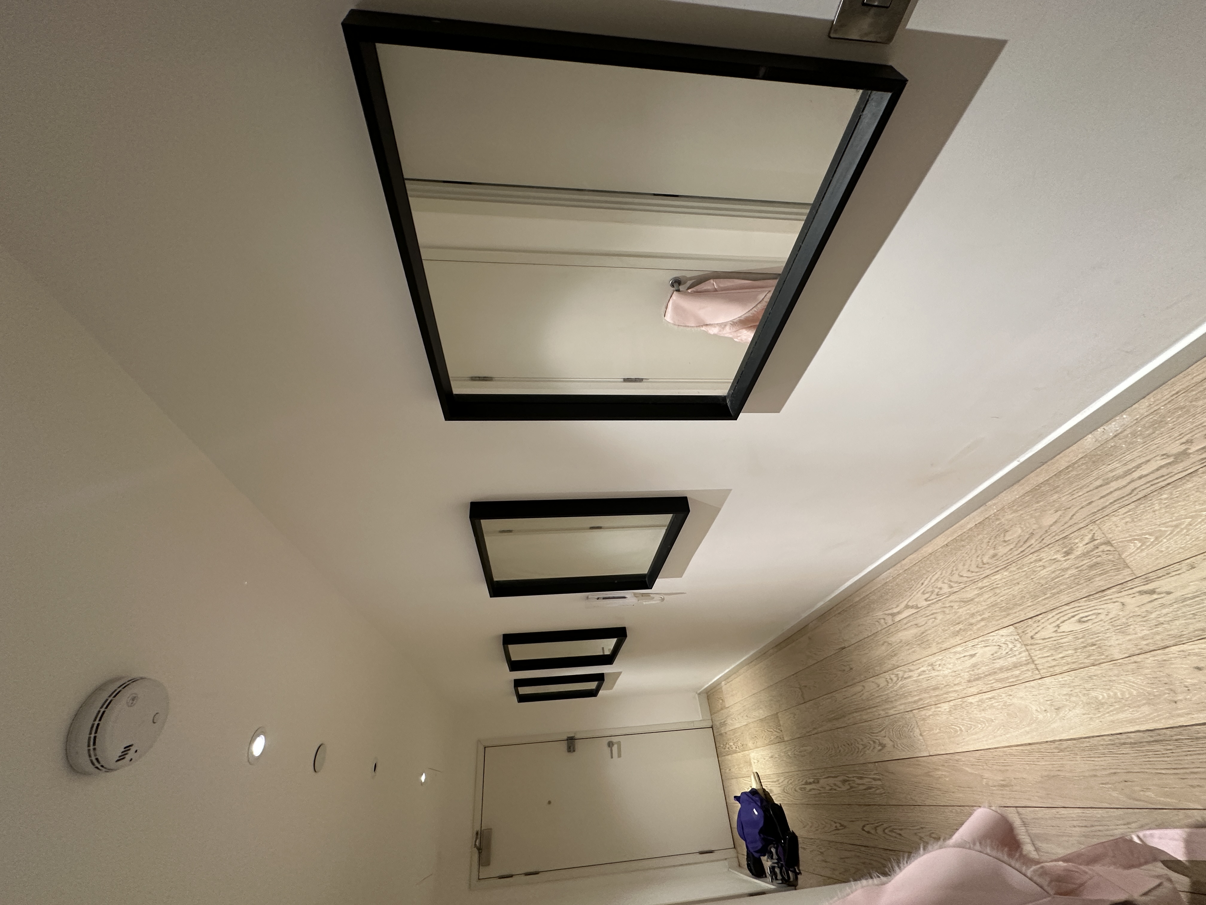 Mounted mirrors